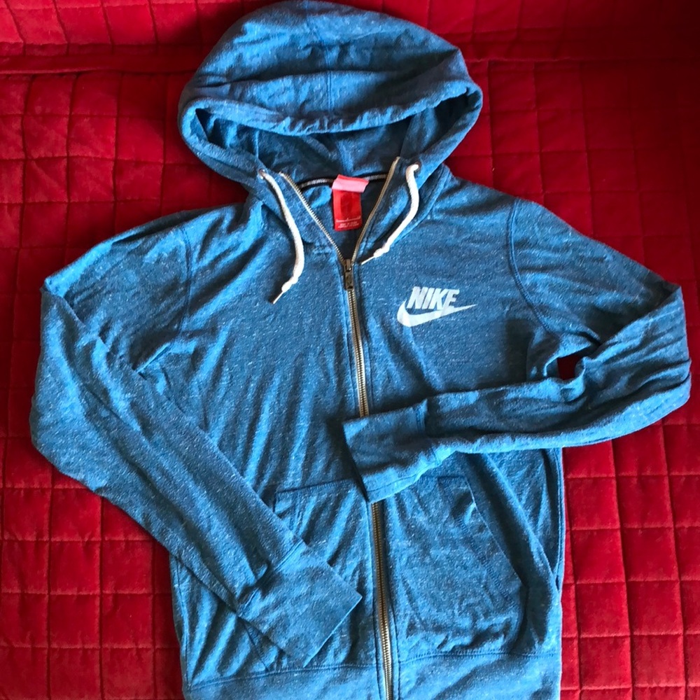 Lightweight cotton zip up hoodie